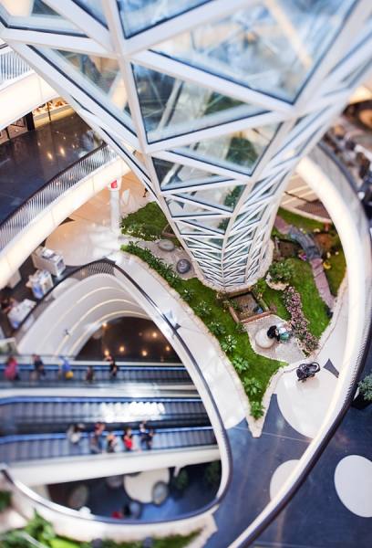 Photograph Rene Spalek Myzeil Shopping Center Frankfurt on One Eyeland